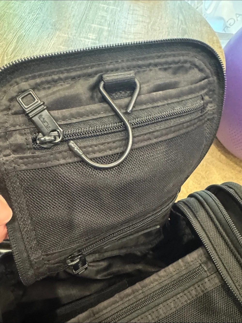 Tumi Black Men’s Hanging Travel Toiletry Kit